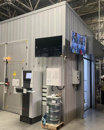 沃尔沃激光焊接房-焊接工位