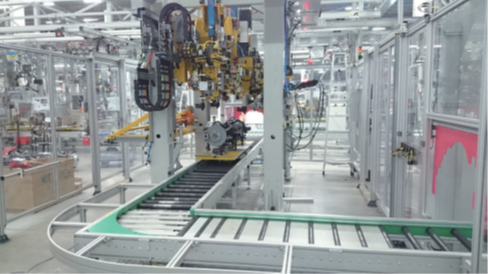 奔驰汽车-底盘生产线